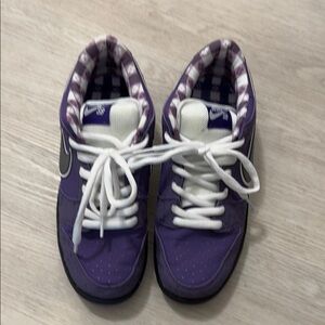 Nike Purple SB Dunks.